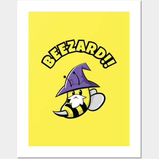 BEEZARD (Bee and Wizard) Posters and Art